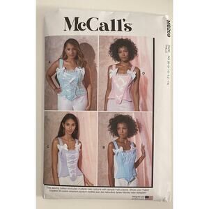 McCall's Sewing Pattern Corsets 4 Variations Misses Sizes 6-14 NEW/UNCUT M8269